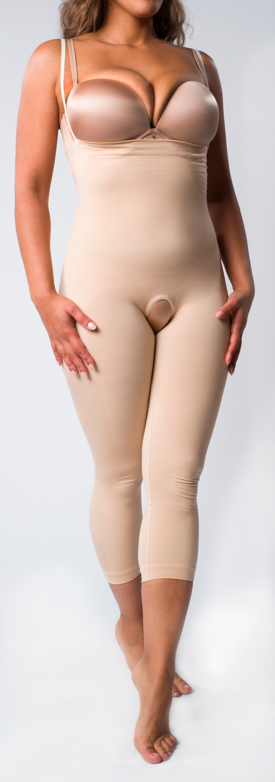 615 High Waist Compression Capri - Great for Layering With Bandages, Wraps  or Stockings